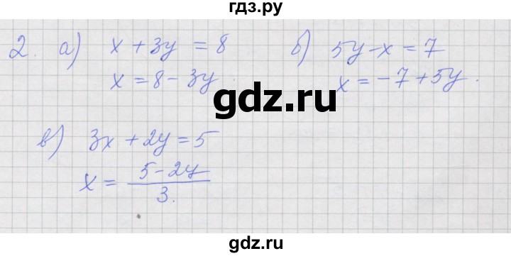 ГДЗ по алгебре 7 класс Миндюк рабочая тетрадь  параграф 38 - 2, Решебник