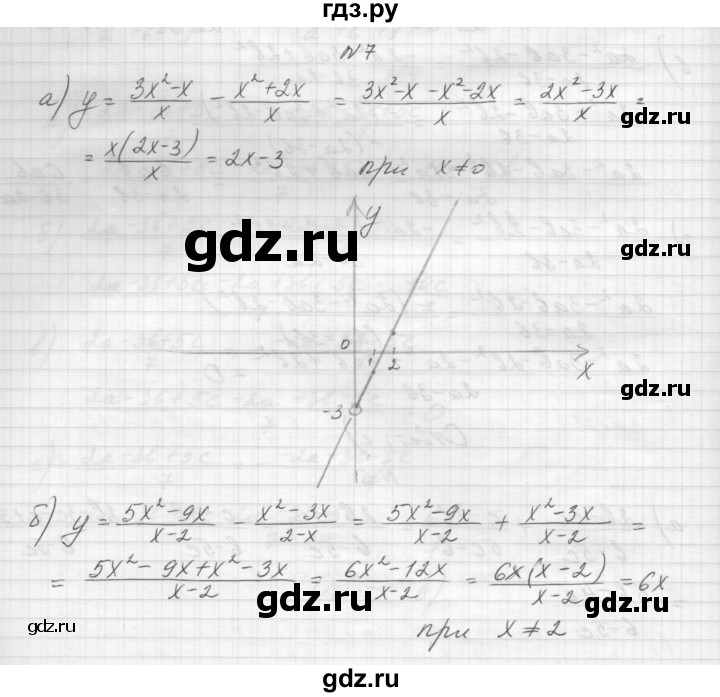 ГДЗ по алгебре 8 класс Звавич дидактические материалы  самостоятельная работа. вариант 1 / С-3 - 7, Решебник №1
