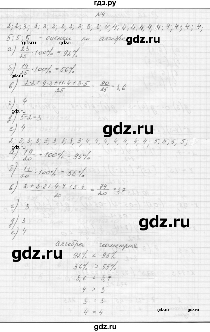 ГДЗ по алгебре 8 класс Звавич дидактические материалы  самостоятельная работа. вариант 1 / С-26 - 4, Решебник №1