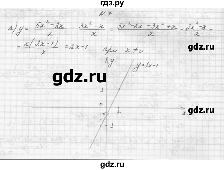 ГДЗ по алгебре 8 класс Звавич дидактические материалы  самостоятельная работа. вариант 2 / С-3 - 7, Решебник №1