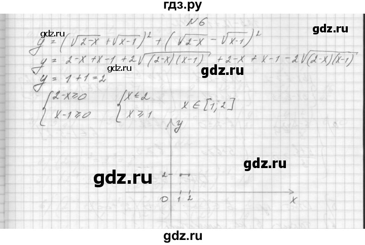 ГДЗ по алгебре 8 класс Звавич дидактические материалы  самостоятельная работа. вариант 2 / С-32 - 6, Решебник №1