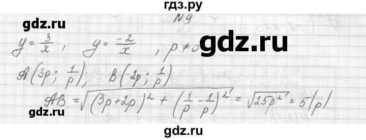 ГДЗ по алгебре 8 класс Звавич дидактические материалы  самостоятельная работа. вариант 2 / С-8 - 9, Решебник №1