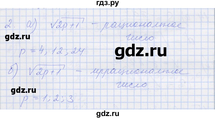 ГДЗ по алгебре 8 класс Миндюк рабочая тетрадь  параграф 13 - 2, Решебник №1