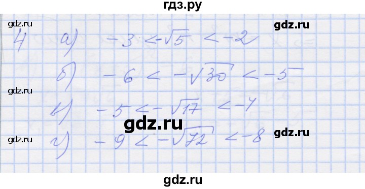 ГДЗ по алгебре 8 класс Миндюк рабочая тетрадь  параграф 13 - 4, Решебник №1