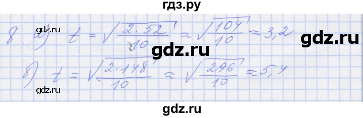 ГДЗ по алгебре 8 класс Миндюк рабочая тетрадь  параграф 13 - 8, Решебник №1