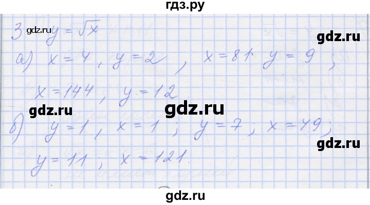 ГДЗ по алгебре 8 класс Миндюк рабочая тетрадь  параграф 14 - 3, Решебник №1