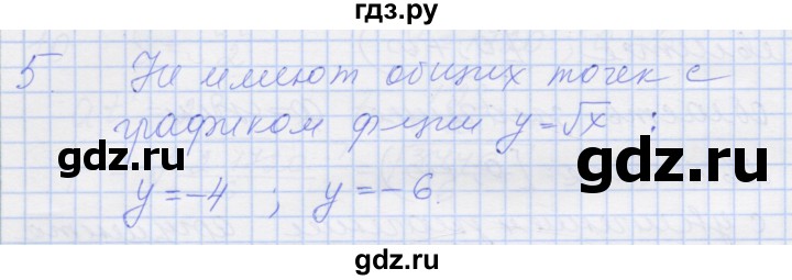 ГДЗ по алгебре 8 класс Миндюк рабочая тетрадь  параграф 14 - 5, Решебник №1
