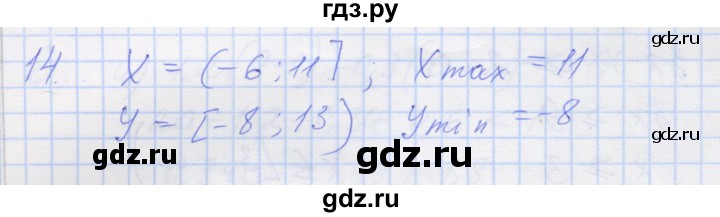 ГДЗ по алгебре 8 класс Миндюк рабочая тетрадь  параграф 30 - 14, Решебник №1