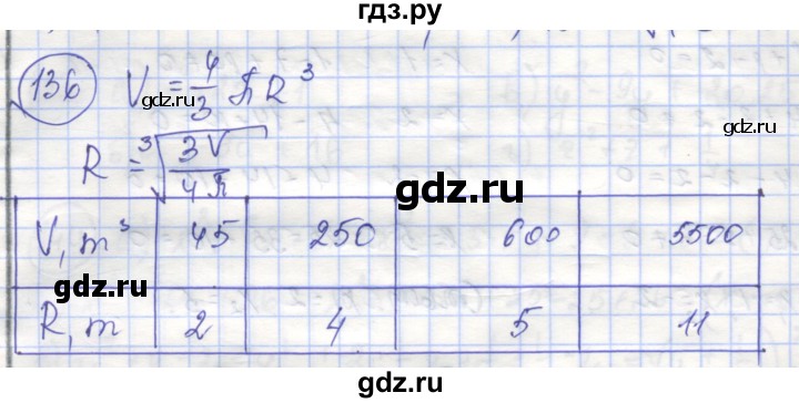 ГДЗ по алгебре 8 класс Минаева рабочая тетрадь  упражнение - 136, Решебник №1