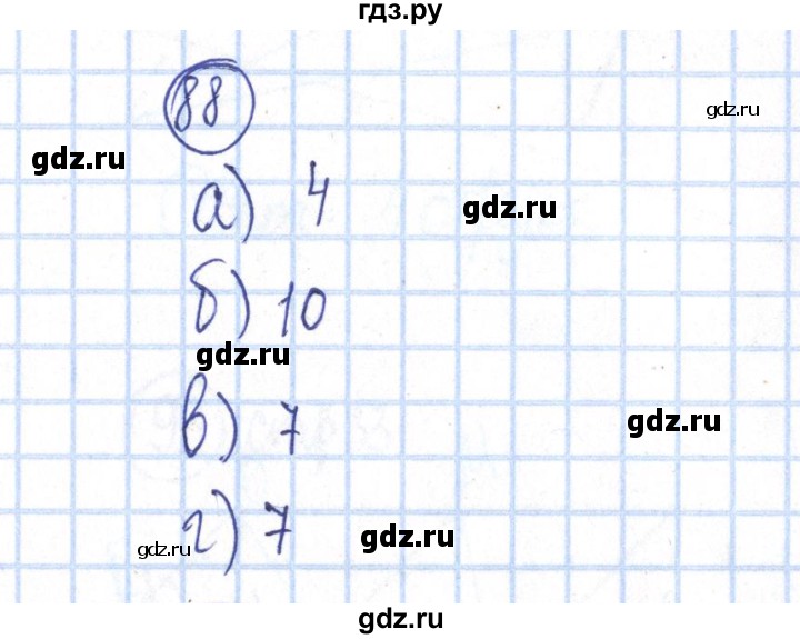 ГДЗ по алгебре 8 класс Минаева рабочая тетрадь  упражнение - 88, Решебник №3