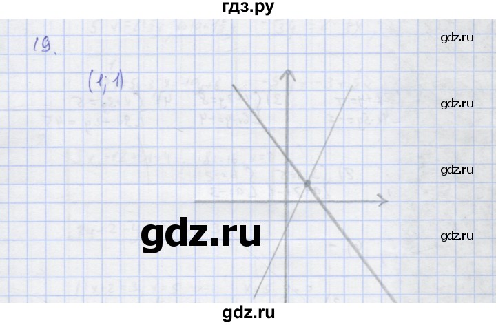 ГДЗ по алгебре 7 класс Колягин рабочая тетрадь  параграф 32 - 19, Решебник