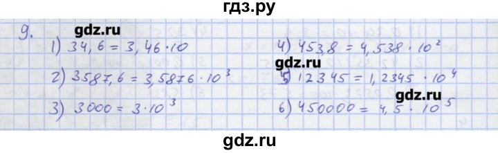 ГДЗ по алгебре 7 класс Колягин рабочая тетрадь  параграф 9 - 9, Решебник