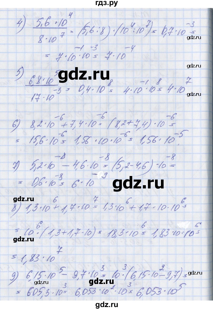 ГДЗ по алгебре 8 класс Мерзляк рабочая тетрадь  часть 1. страница - 80, Решебник №1