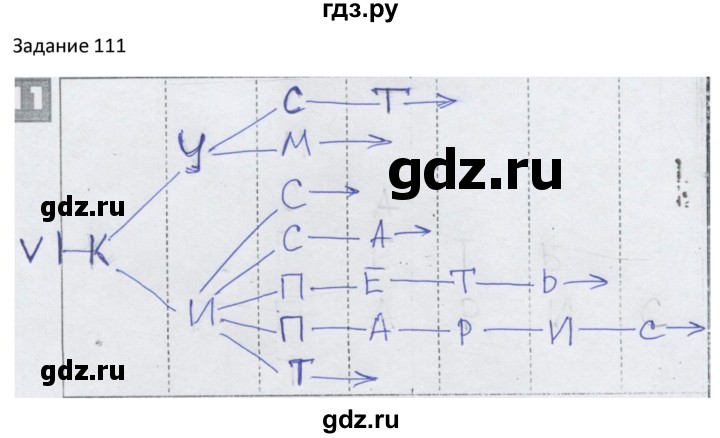 ГДЗ по информатике 4 класс Семенов рабочая тетрадь  номер - 111, Решебник №1