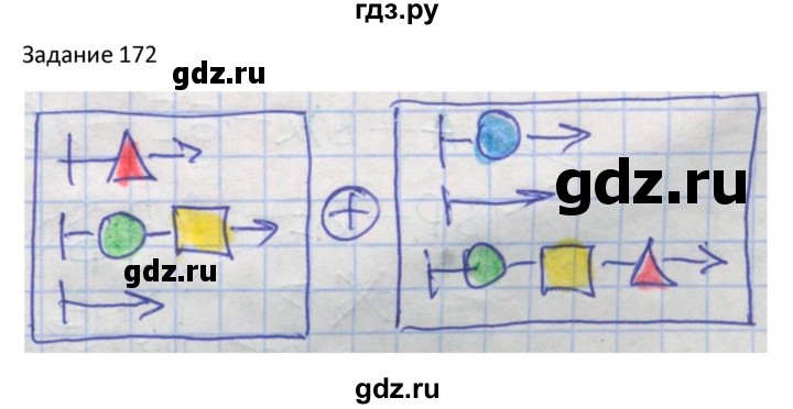 ГДЗ по информатике 4 класс Семенов рабочая тетрадь  номер - 172, Решебник №1