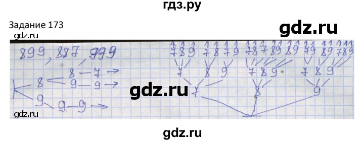 ГДЗ по информатике 4 класс Семенов рабочая тетрадь  номер - 173, Решебник №1