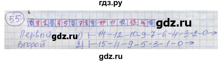 ГДЗ по информатике 4 класс Семенов рабочая тетрадь  номер - 55, Решебник №1