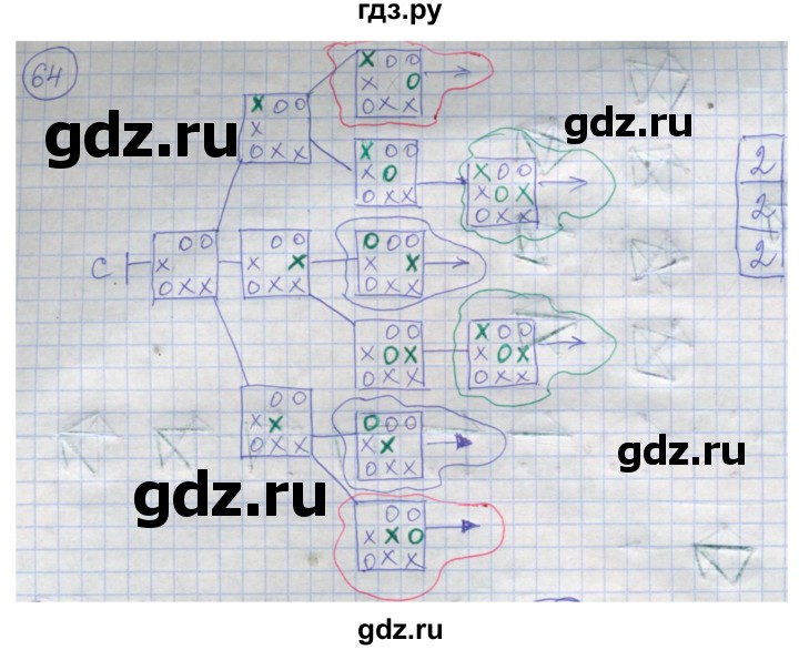 ГДЗ по информатике 4 класс Семенов рабочая тетрадь  номер - 64, Решебник №1