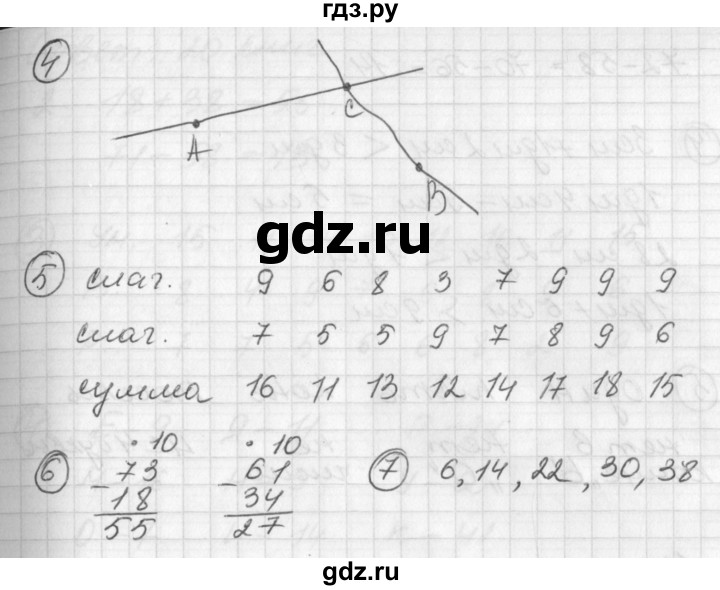 ГДЗ по математике 2 класс Петерсон рабочая тетрадь  часть 1. страница - 28, Решебник 2016 №1