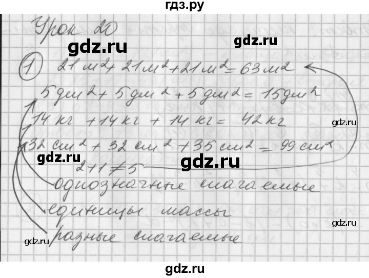 ГДЗ по математике 2 класс Петерсон рабочая тетрадь  часть 2. страница - 31, Решебник 2016 №1