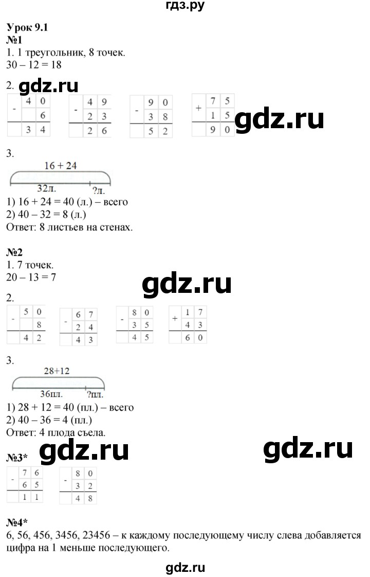 ГДЗ по математике 2 класс Петерсон рабочая тетрадь Углубленный уровень часть 1. страница - 19, Решебник 2023