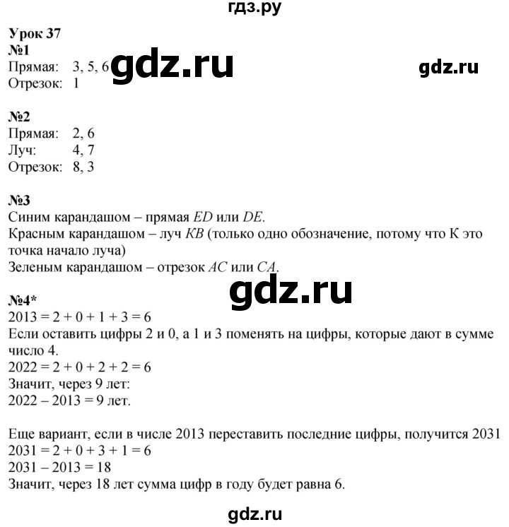 ГДЗ по математике 2 класс Петерсон рабочая тетрадь Углубленный уровень часть 1. страница - 61, Решебник 2023