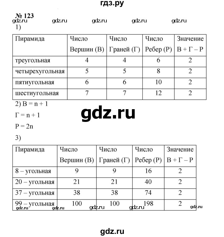 ГДЗ по математике 6 класс Ткачева   упражнение - 123, Решебник