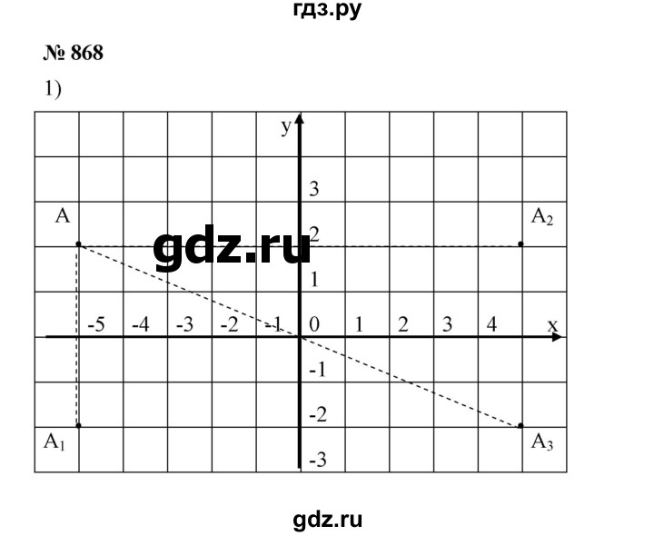 ГДЗ по математике 6 класс Ткачева   упражнение - 868, Решебник