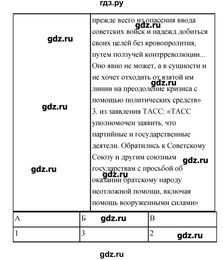 ГДЗ по истории 9 класс Пономарев рабочая тетрадь  страница - 39, Решебник