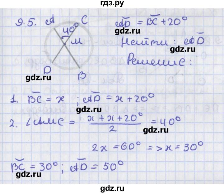 ГДЗ по геометрии 8 класс Мерзляк  Углубленный уровень параграф 9 - 9.5, Решебник