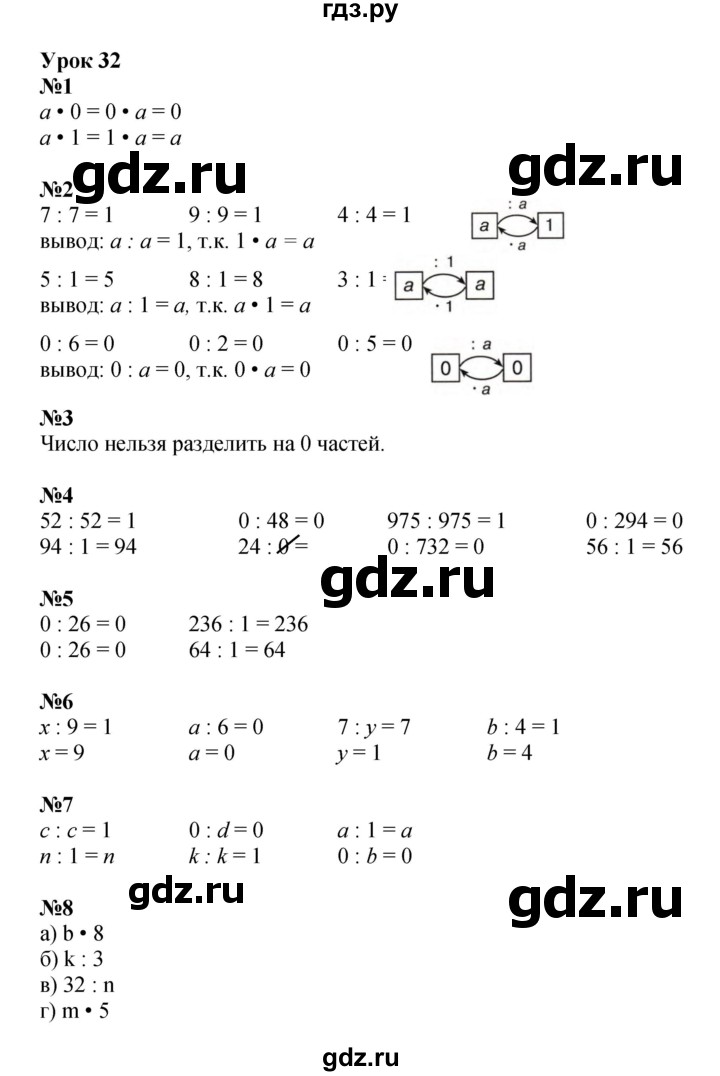 ГДЗ по математике 2 класс Петерсон   часть 2 - Урок 32, Решебник к учебнику 2022 (Учусь учиться)