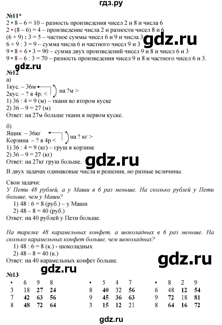 ГДЗ по математике 2 класс Петерсон   часть 3 - Урок 12, Решебник к учебнику 2022 (Учусь учиться)