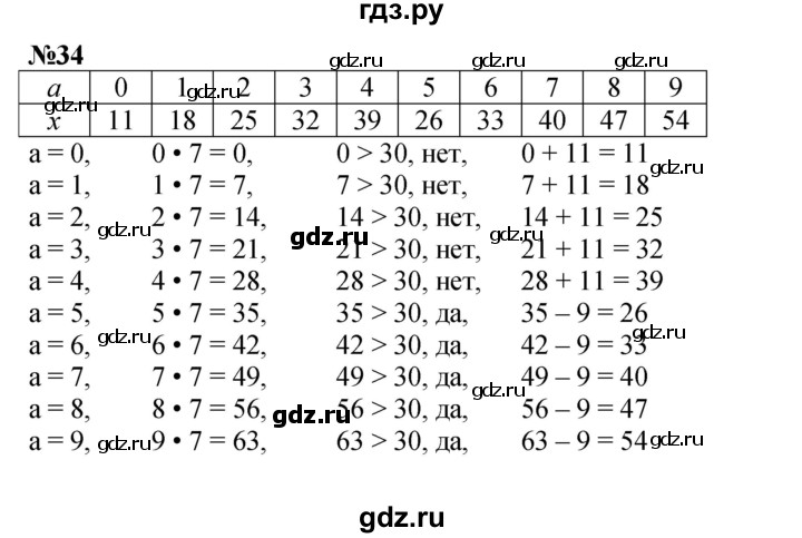 ГДЗ по математике 2 класс Петерсон   часть 3 / задача на повторение - 34, Решебник к учебнику 2023 (Учусь учиться)