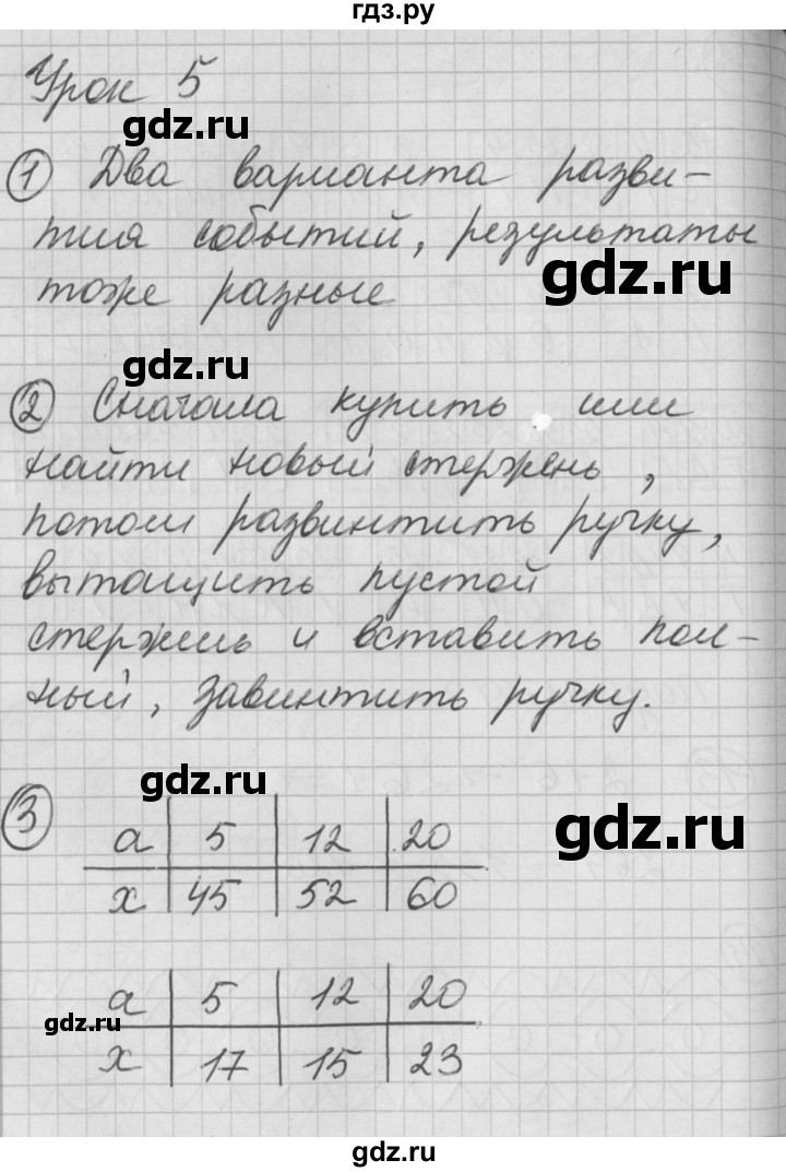 ГДЗ по математике 2 класс Петерсон   часть 2 - Урок 5, Решебник к учебнику Перспектива