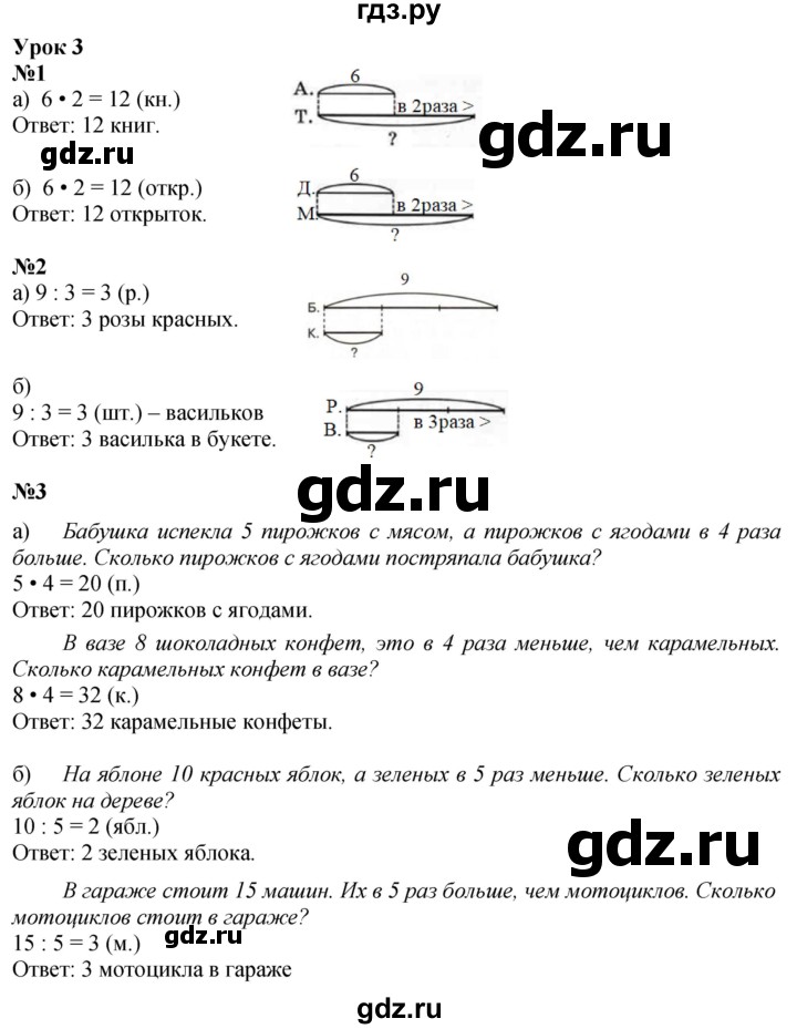 ГДЗ по математике 2 класс Петерсон  Углубленный уровень часть 3 - Урок 3, Решебник 2025 (2024) (углубленный уровень)