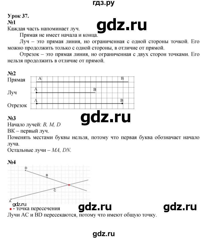 ГДЗ по математике 2 класс Петерсон  Углубленный уровень часть 1 - Урок 37, Решебник 2022 (Учусь учиться)
