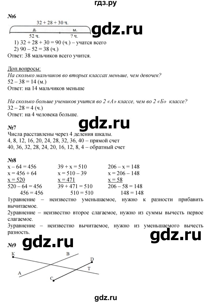 ГДЗ по математике 2 класс Петерсон  Углубленный уровень часть 1 - Урок 39, Решебник 2022 (Учусь учиться)