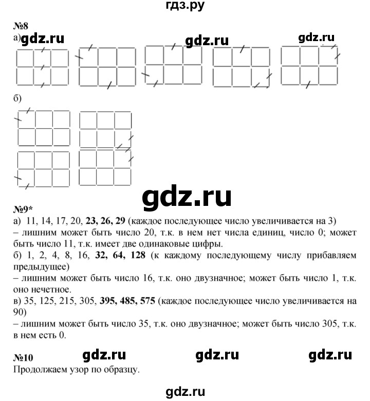 ГДЗ по математике 2 класс Петерсон  Углубленный уровень часть 1 - Урок 32, Решебник 2025 (учебное пособие - тетрадь)