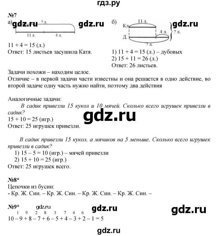 ГДЗ по математике 2 класс Петерсон  Углубленный уровень часть 1 - Урок 1, Решебник 2025 (2024) (углубленный уровень)