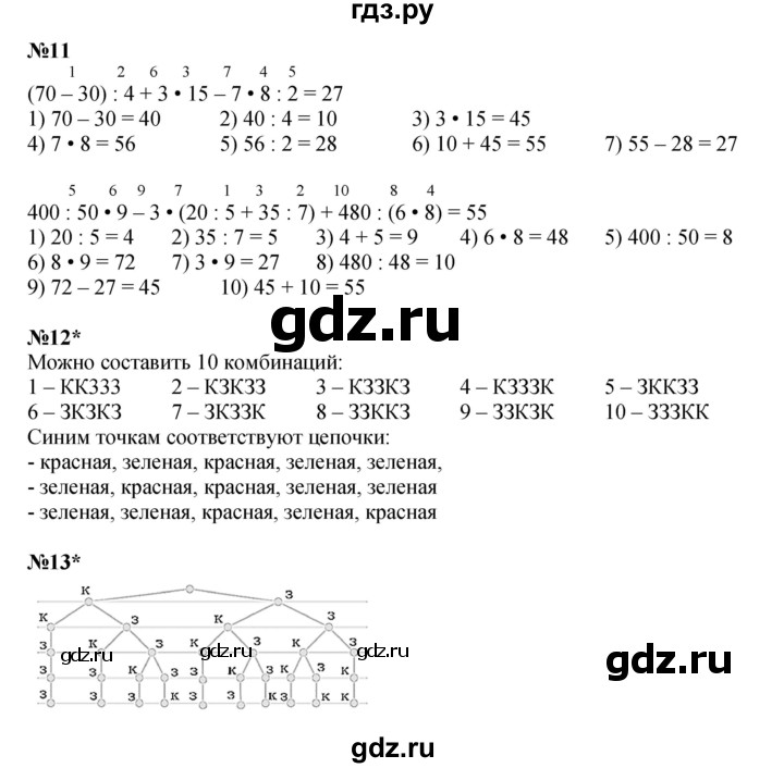 ГДЗ по математике 2 класс Петерсон  Углубленный уровень часть 3 - Урок 34, Решебник 2022 (Учусь учиться)