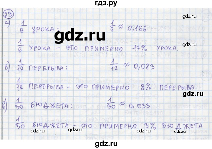ГДЗ по алгебре 7 класс Минаева рабочая тетрадь  упражнение - 23, Решебник №1