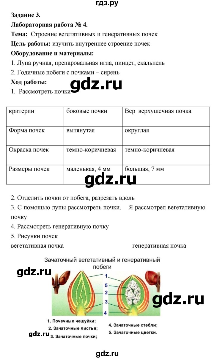 ГДЗ по биологии 7 класс Пономарева рабочая тетрадь  параграф - 16, Решебник