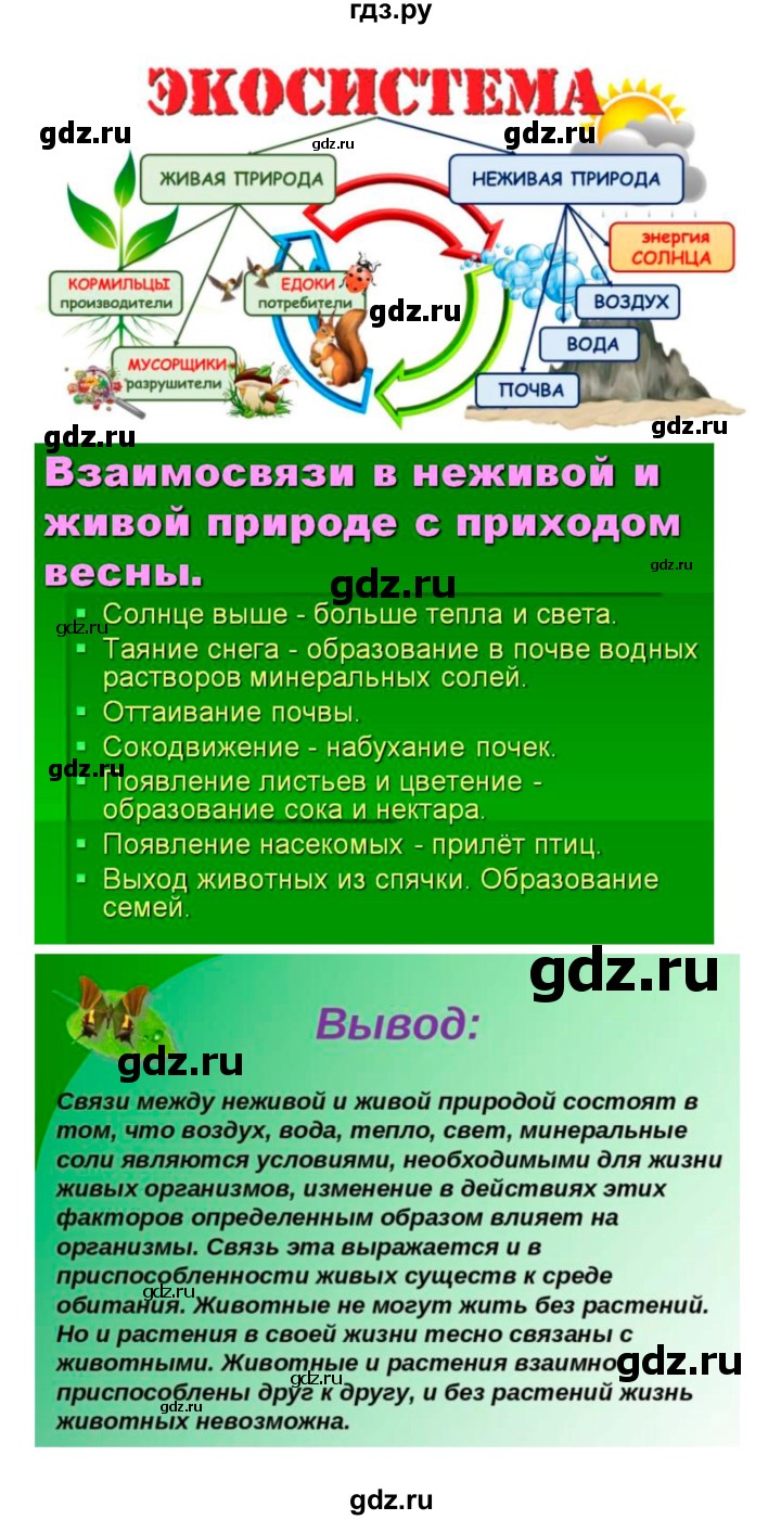 ГДЗ по биологии 7 класс Пономарева рабочая тетрадь  параграф - 27, Решебник