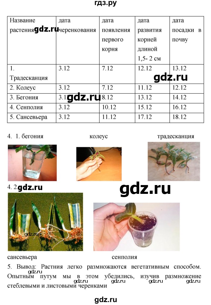 ГДЗ по биологии 7 класс Пономарева рабочая тетрадь  параграф - 32, Решебник
