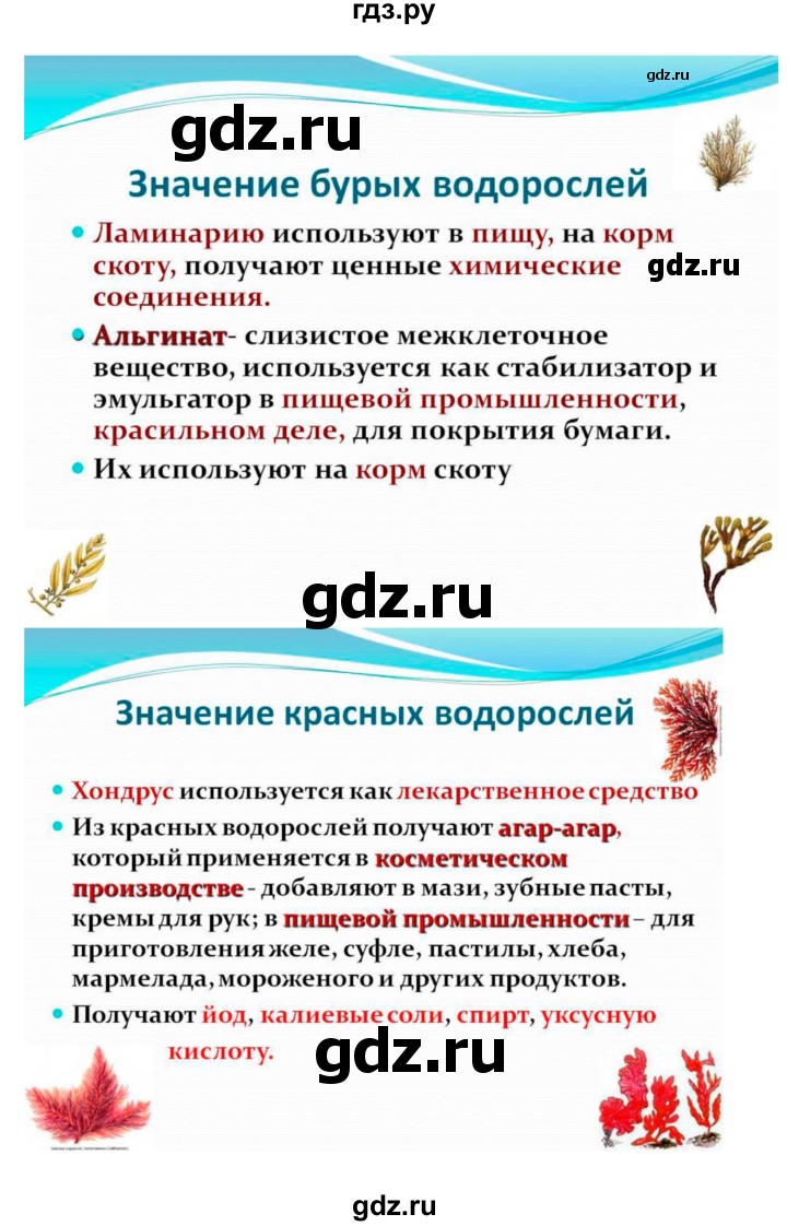 ГДЗ по биологии 7 класс Пономарева рабочая тетрадь  параграф - 37, Решебник