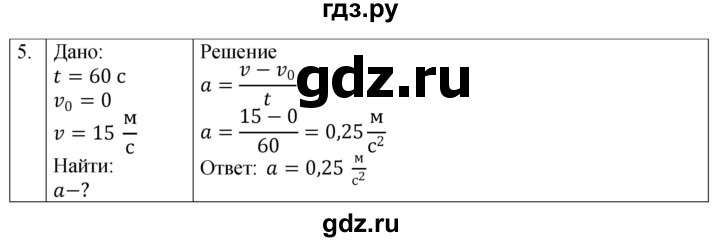 ГДЗ по физике 9 класс Перышкин рабочая тетрадь  страница - 22, Решебник 2021