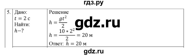 ГДЗ по физике 9 класс Перышкин рабочая тетрадь  страница - 30, Решебник 2021