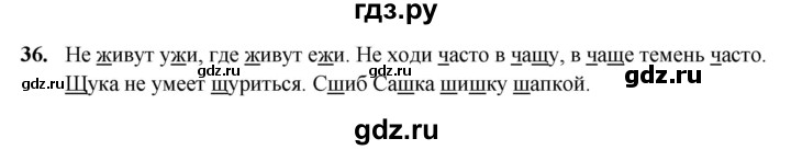 ГДЗ по русскому языку 5 класс Янченко рабочая тетрадь Скорая помощь (Ладыженская)  упражнение - 36, Решебник 2019
