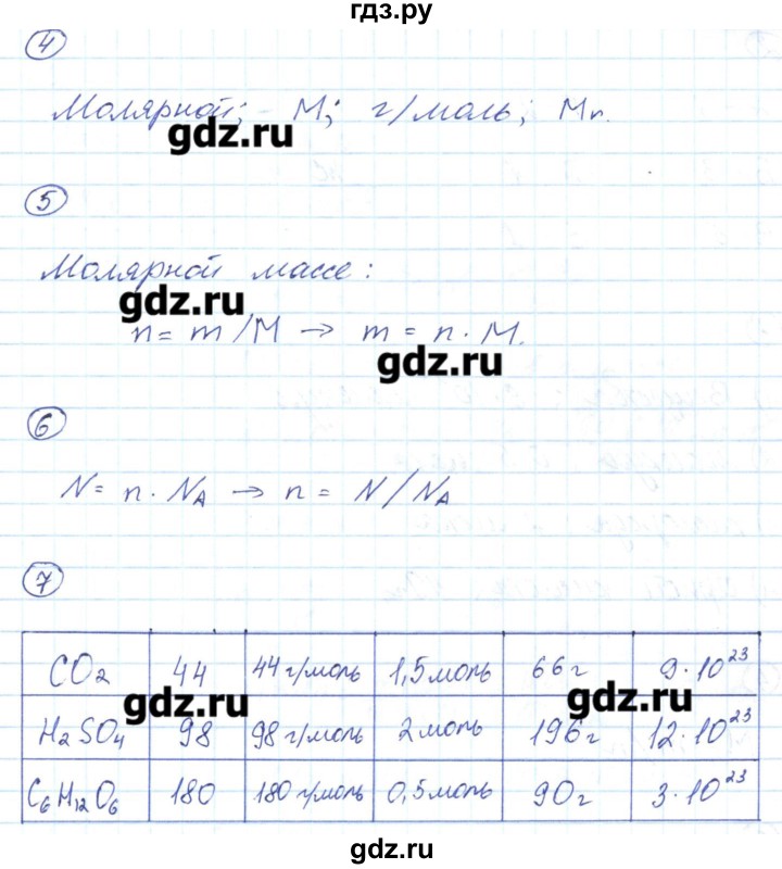 ГДЗ по химии 8 класс Габриелян рабочая тетрадь  страница - 62, Решебник №1