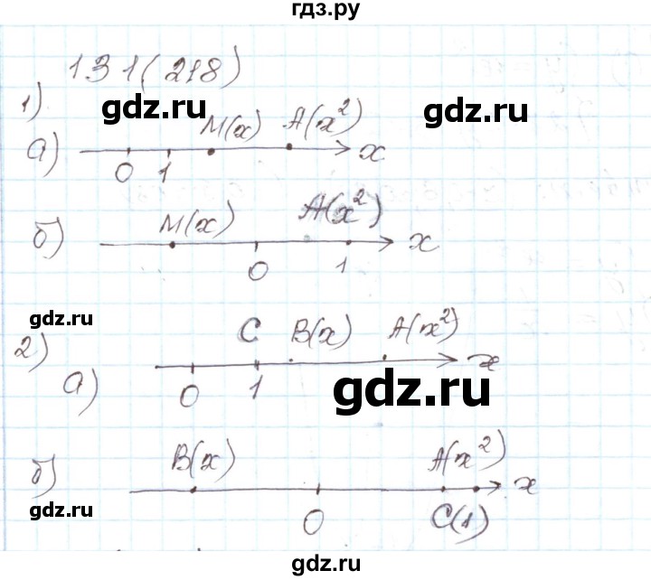 ГДЗ по алгебре 8 класс Муравин рабочая тетрадь  задание - 131, Решебник